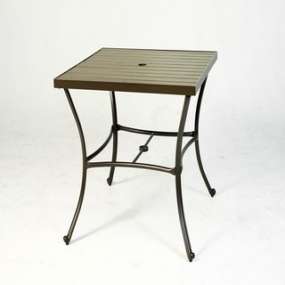 【FU37-9】 90cm鋁合金方桌(咖啡) A41216