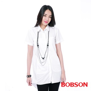 BOBSON 女款長版襯衫 (26127-80)