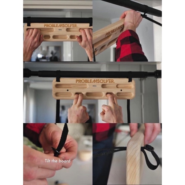 Problemsolver免釘牆指力板station Hangboard 蝦皮購物