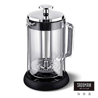 八德國際家庭五金 SADOMAIN 仙德曼 雙層玻璃法式濾壓壺 1100/600ml/350ml 泡茶 沖茶 泡咖啡