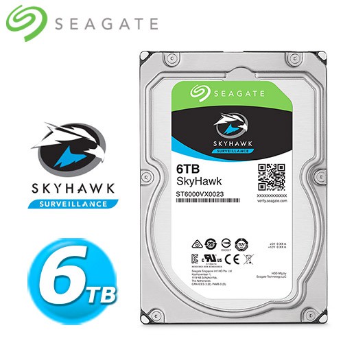 Seagate 監控鷹【SkyHawk】6TB 3.5吋監控硬碟