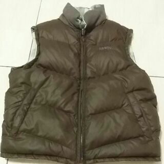 EDWIN深咖羽絨背心