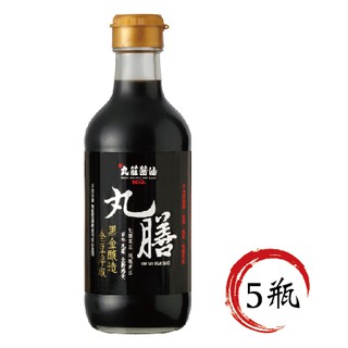 【鮮食優多】丸莊 丸膳純釀醬油5入組(300ml/瓶)