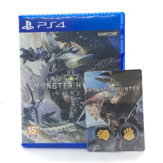 Ps4 魔物獵人：世界 world 中文版 附限定類別保護套