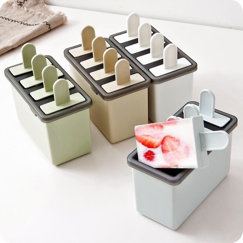 冰棒模具 製冰盒模具 雪糕冰棍模具家用制作冰淇淋冰棒DIY模具創意冰糕棒模型冰塊模具