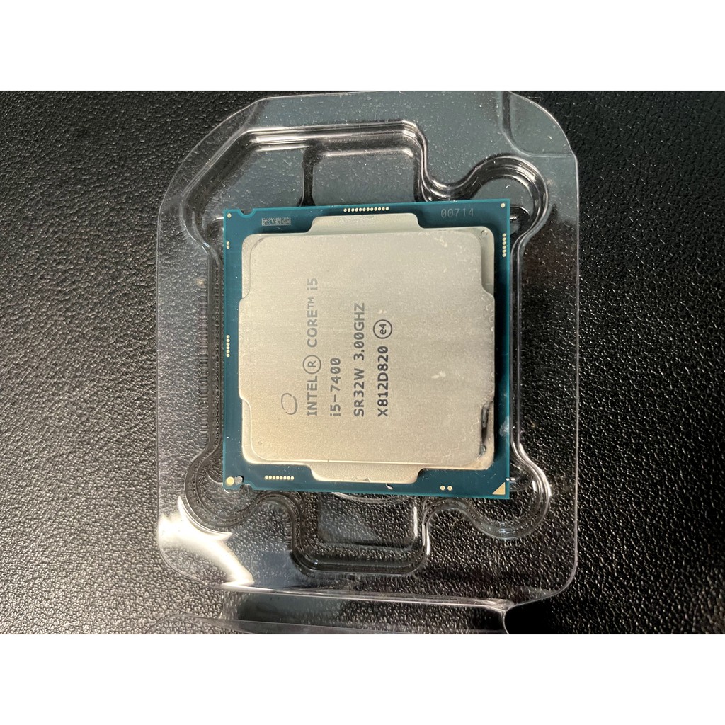 CPU Intel i5-7400 (二手無盒裝）