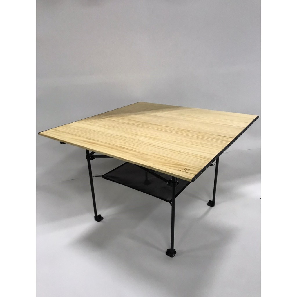 LU.LU~出清 實木折疊收納桌-大方形款(JG-T003) 折疊方桌 蛋捲桌 木桌 桌 桌子 露營 麻將桌 四方桌