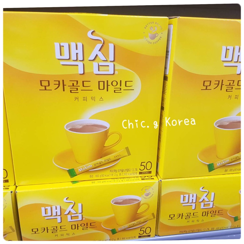 🇰🇷韓國姐姐代購@韓國國民咖啡 maxim 咖啡 50入