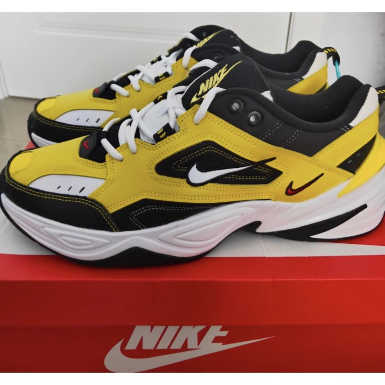 全新Nike M2K Tekno 黃黑老爹鞋復古運動鞋跑步鞋厚底AV4789-700 | 蝦皮購物
