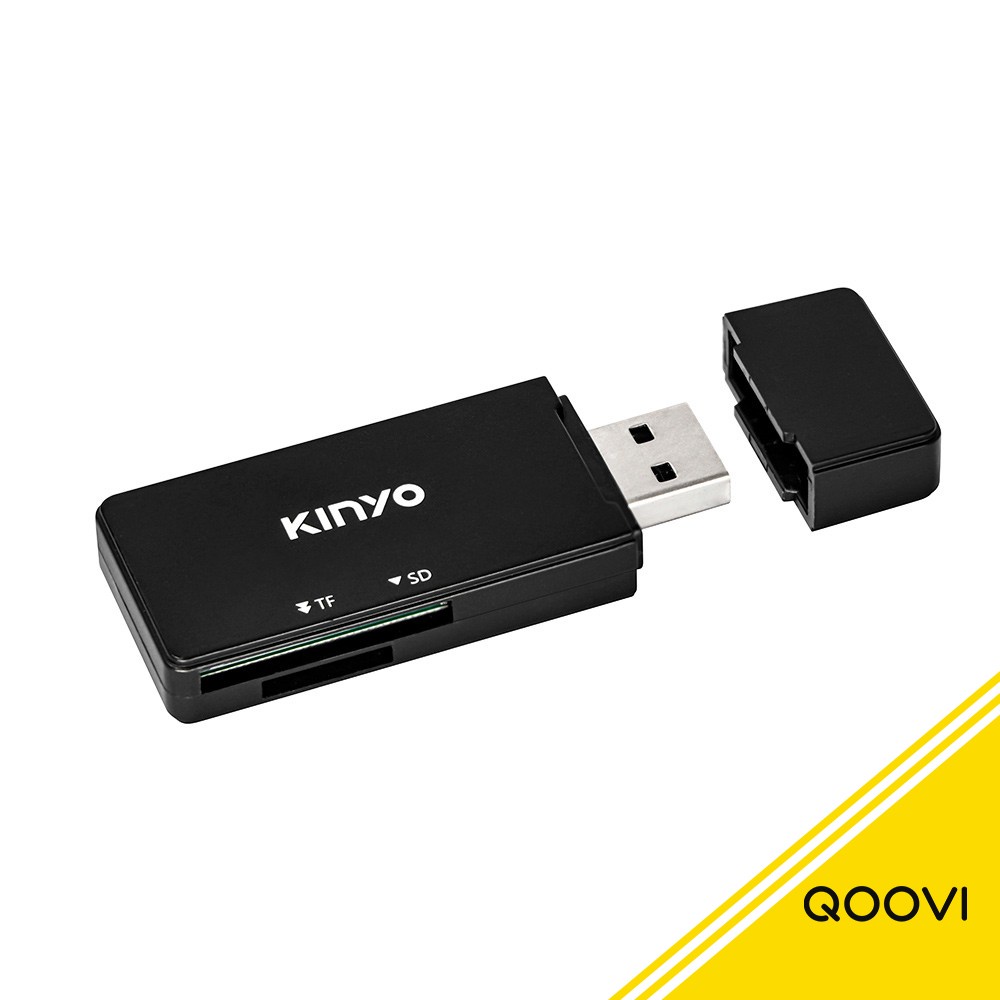 KINYO USB 3.0雙插槽讀卡機 KCR120