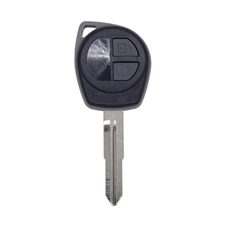鈴木機車鑰匙殼 空白未切割鑰匙 帶按鈕墊鑰匙替換殼 鑰匙 適合鈴木Grand Vitara SWIFT Alto SX4