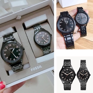 🇺🇸美國精品代購 FOSSIL 超值 對錶 情侶對錶 組合 鋼錶 手錶禮盒 對錶禮盒 男款 女款 🔥超折扣