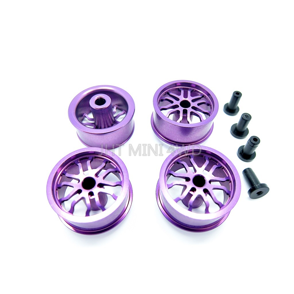 四驅車 新款大徑HRE款鋁框 (紫色) 鋁合金 輪框 鋁圈 輪子 輪胎 94780 94734