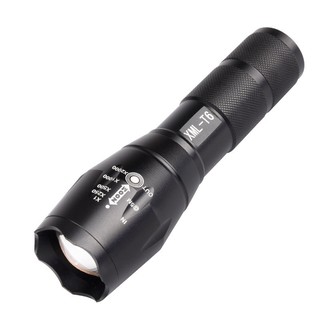 LED充電手電筒迷你超亮T6伸縮調焦 鋁合金 強光手電筒