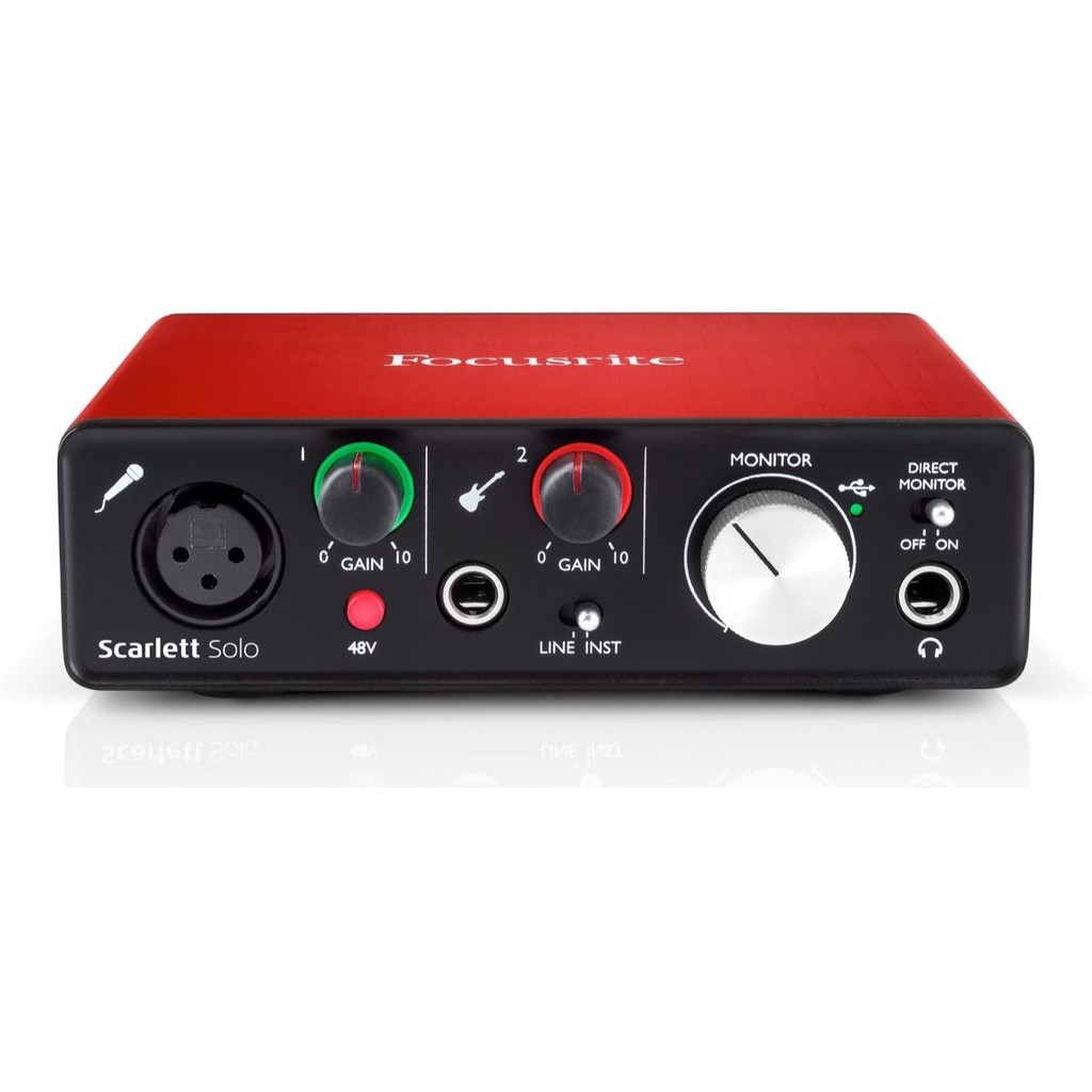 【叮噹電子】全新Focusrite 錄音介面 Scarlett Solo 2i2 三代 可辦公室自取 保固一年