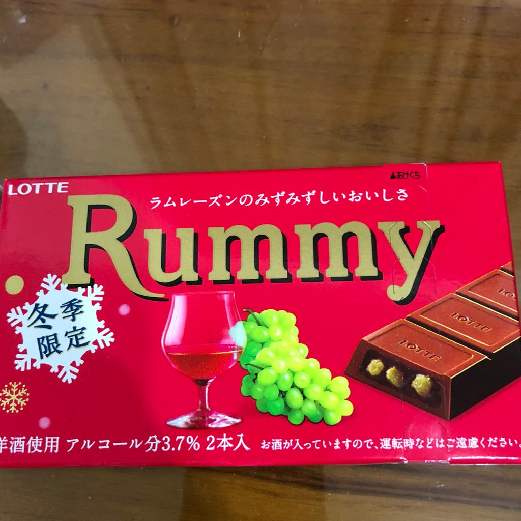 期間限定 日本樂天 Bacchus Rummy巧克力 最後存貨