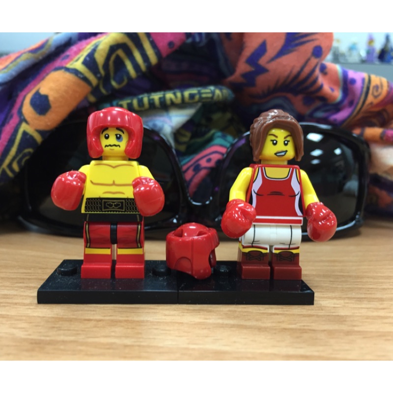 Lego 8805 及 71013 拳擊手情侶組