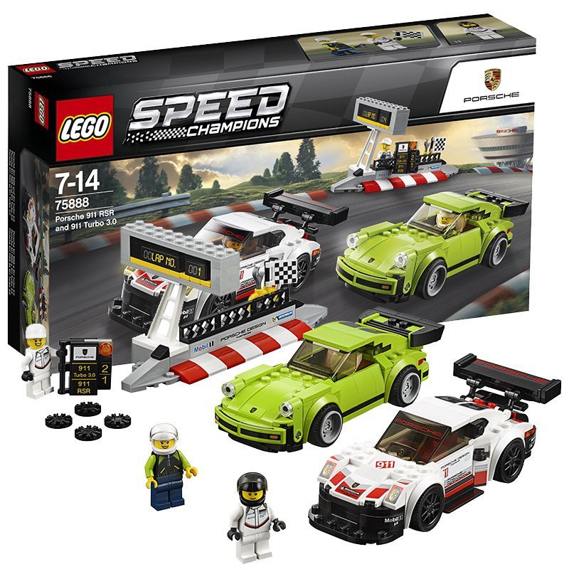 【益祥模型玩具】LEGO 樂高 75888 Porsche 911 RSR and 911 Turbo 3.0