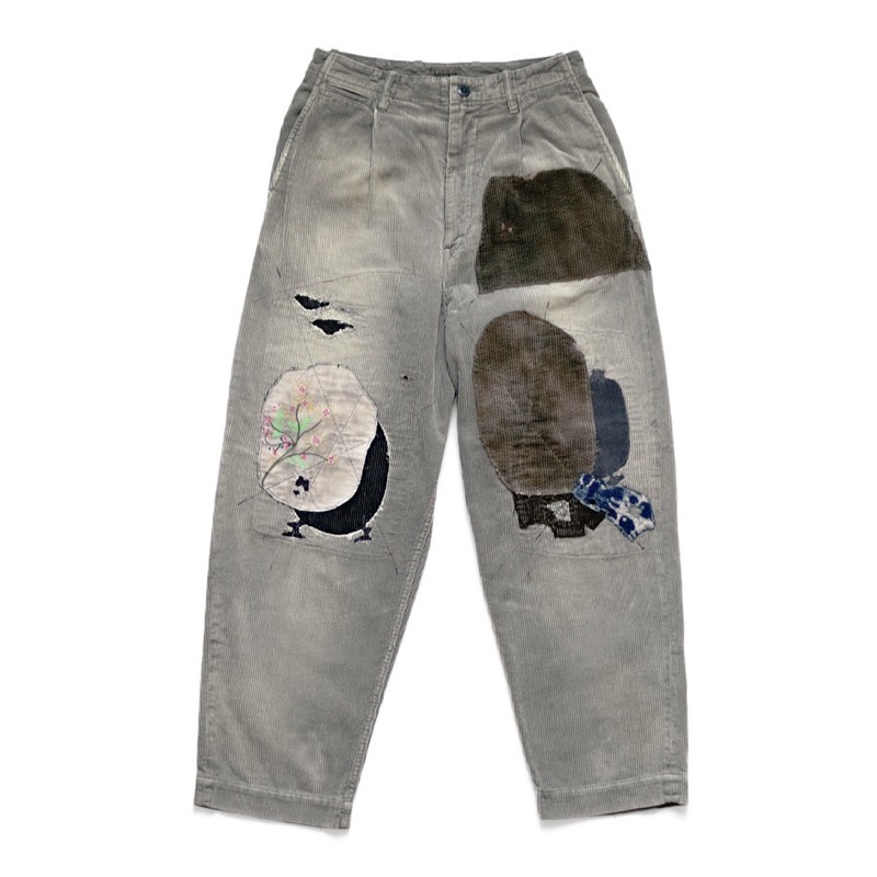 Kapital ハイウエストニームパンツ（ジプシーパッチリメイク）