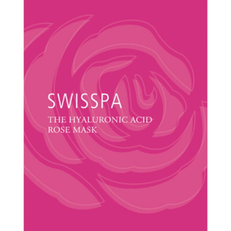 損盒良品-SWISSPA 玫瑰玻尿酸嫩白面膜