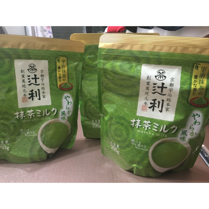 辻利抹茶牛奶