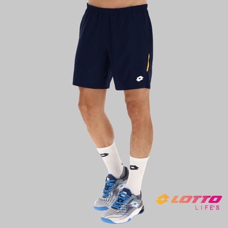 【LOTTO 義大利】男 專業網球短褲(7吋)(藍-LT2173447KT)