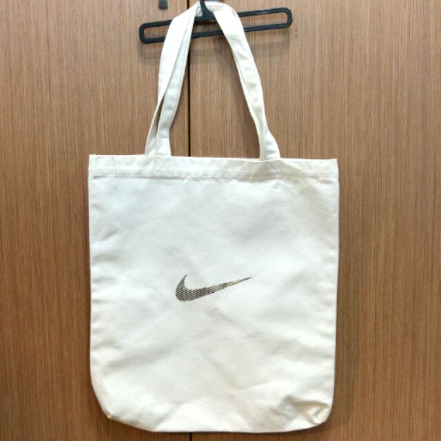 Nike 燙金logo帆布袋 托特包