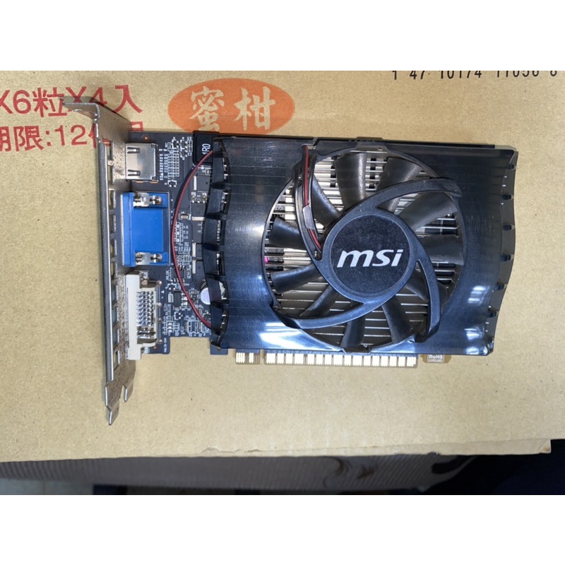 MSI  GT630 4G D3 半高顯示卡 拆機良品（二手良品）