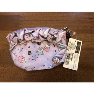 Sanrio 三麗鷗 雙子星 雙星仙子 黑貓 貓咪 吊飾 收納包 零錢包 萬用包 緞面