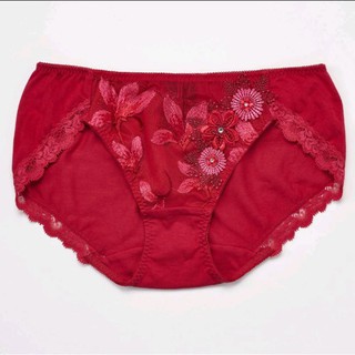 莎露 花言葉m Ll中低腰三角褲 蜜粉菊 牡丹紅 皇家藍 瑞士高級刺繡蕾絲 蝦皮購物