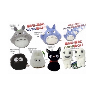 日本正版✨ 宮崎駿 龍貓TOTORO 魔法公主mononoke 震動 娃娃 玩偶 絨毛玩具 拉震娃娃 藍龍貓