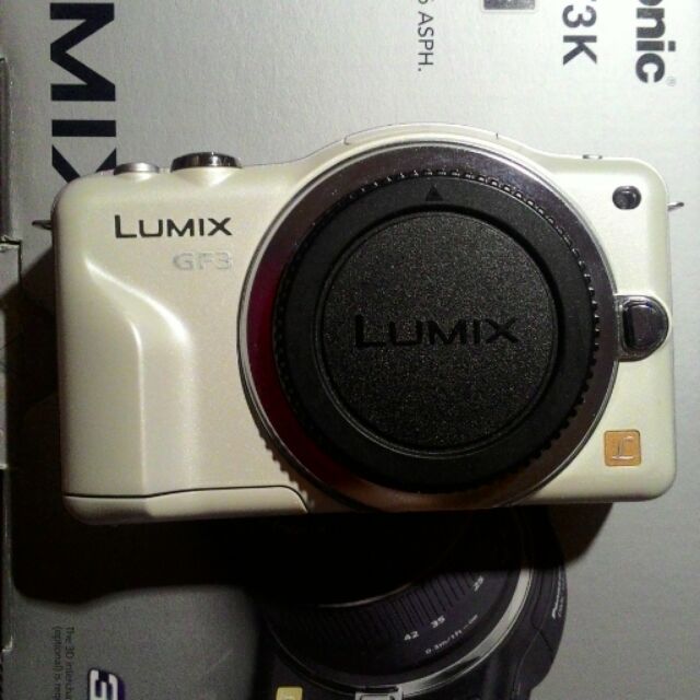 [台南]Panasonic Lumix GF3 女朋友3號 白色  9成新公司貨無保 GF1 GF2可參考