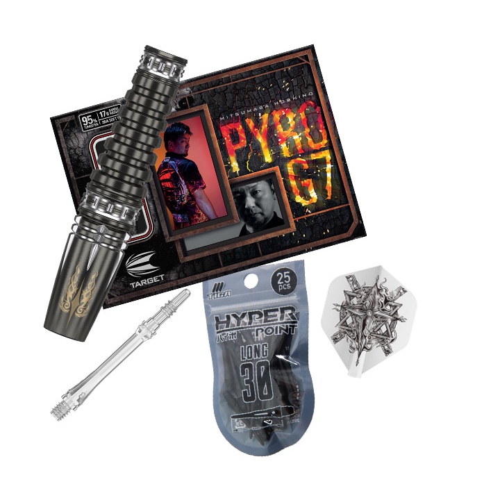 【Darts Set】星野光正 2021 G7 Setting 飛鏢 鏢身 Target 8FLIGHT PYRO