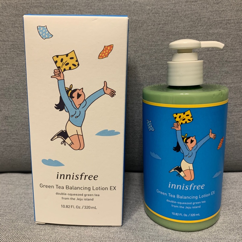 innisfree 綠茶水平衡調理乳-2019環保手帕版