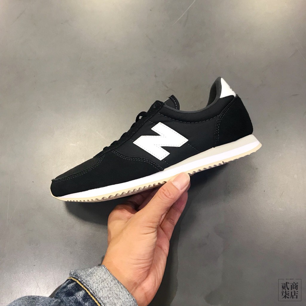 (貳柒商店) New Balance 220 女款 黑色 黑白 麂皮 復古 慢跑鞋 NB220 阿甘鞋 WL220TD