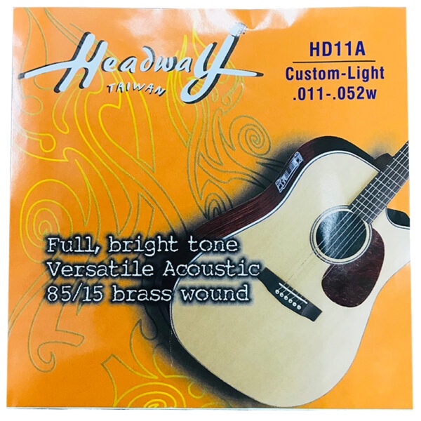 Headway 木吉他弦-HD11A(11-52) 下標請先詢問是否有現貨 免運費