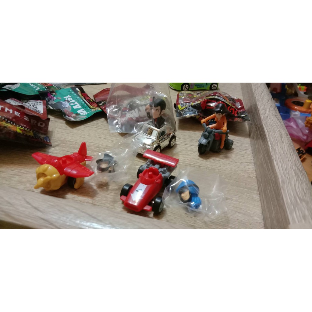 魯邦三世峰不二子迴力車共四台咖啡q車 蝦皮購物