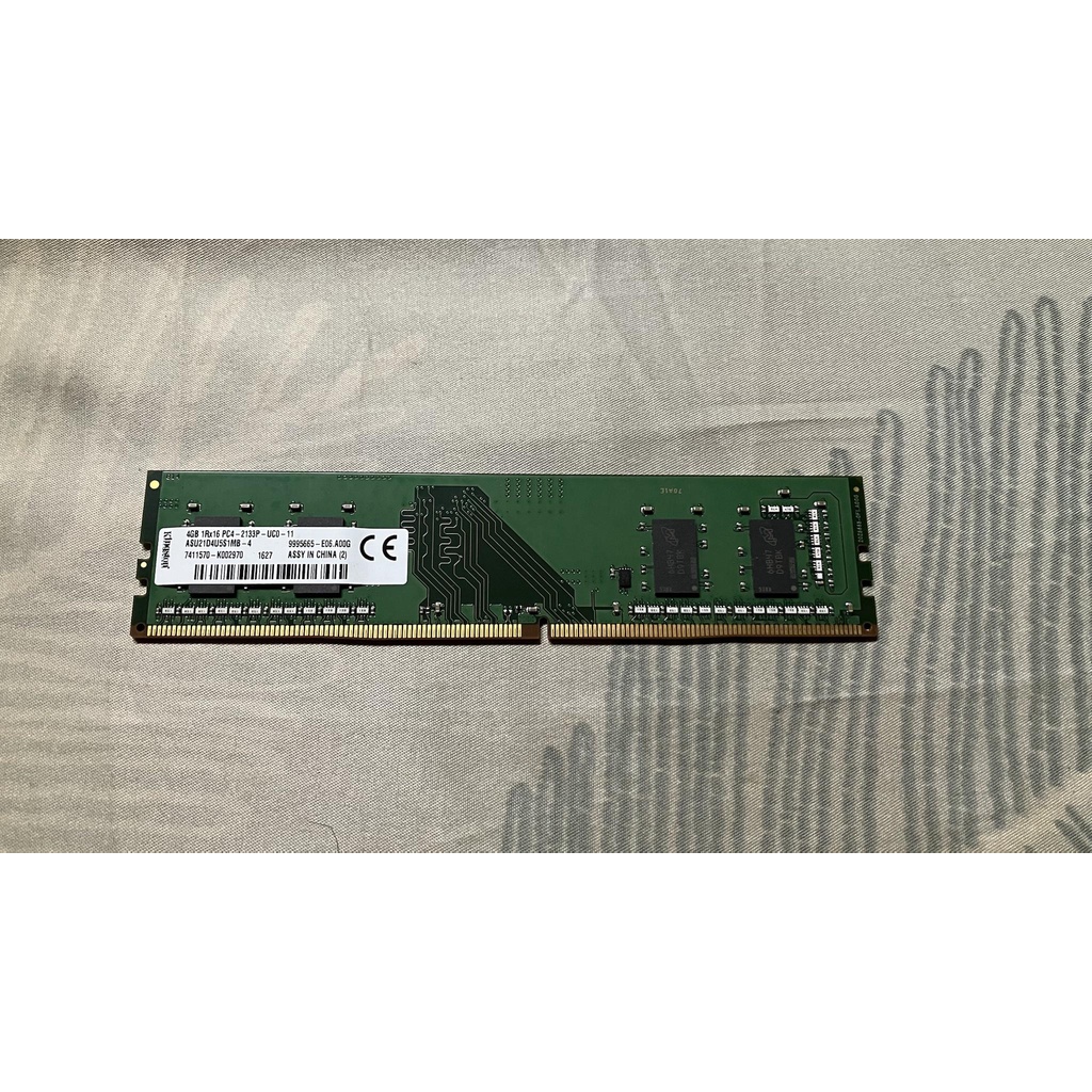 金士頓 Kingston DDR4-2133 4G 記憶體