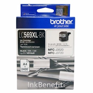 【數位3C】Brother LC 569 XL-BK 原廠高容量黑色墨水匣
