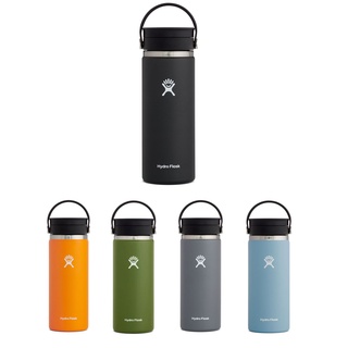Hydro Flask 20oz/591ml 旋轉咖啡蓋保溫杯 時尚黑