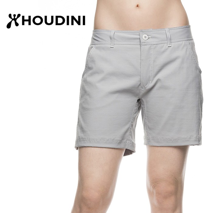 【Houdini 瑞典】Action Twill Shorts 短褲 休閒短褲 女款 阿波羅灰 (195684)
