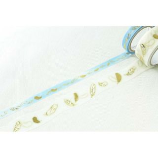 Round top feather 羽毛 紙膠帶分裝