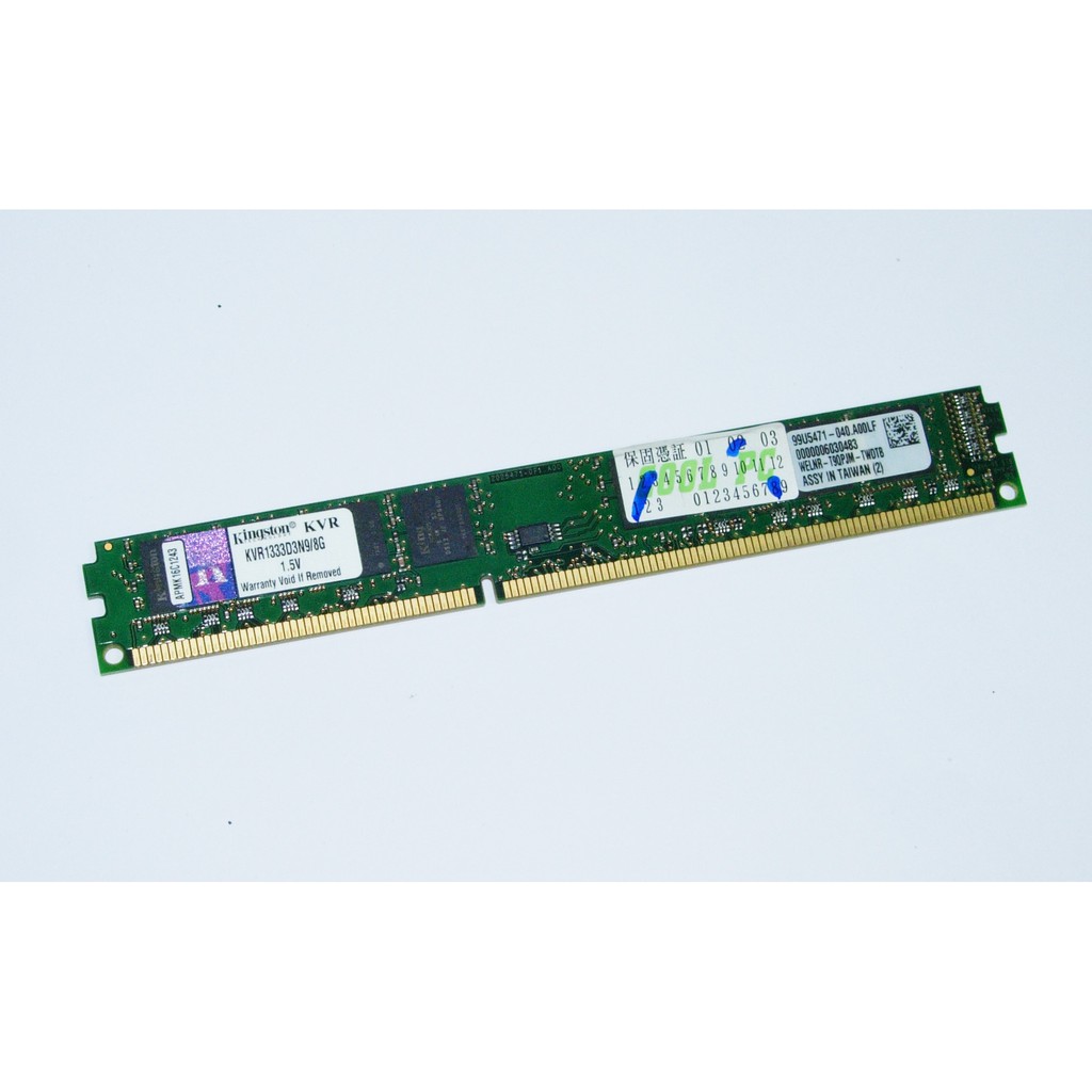 【大媽電腦】金士頓Kingston DDR3 1333 8G 桌上型記憶體 雙面顆粒