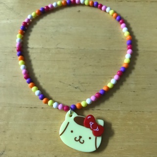角落現貨🔴日本帶回🔴2way 三麗鷗 Sanrio 布丁狗 x hello kitty聯名限定 彩色珠珠項鍊 背後鏡