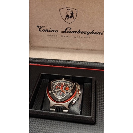 二手真品正品Tonino Lamborghini Watch藍寳堅尼 spyder3000精品　手錶