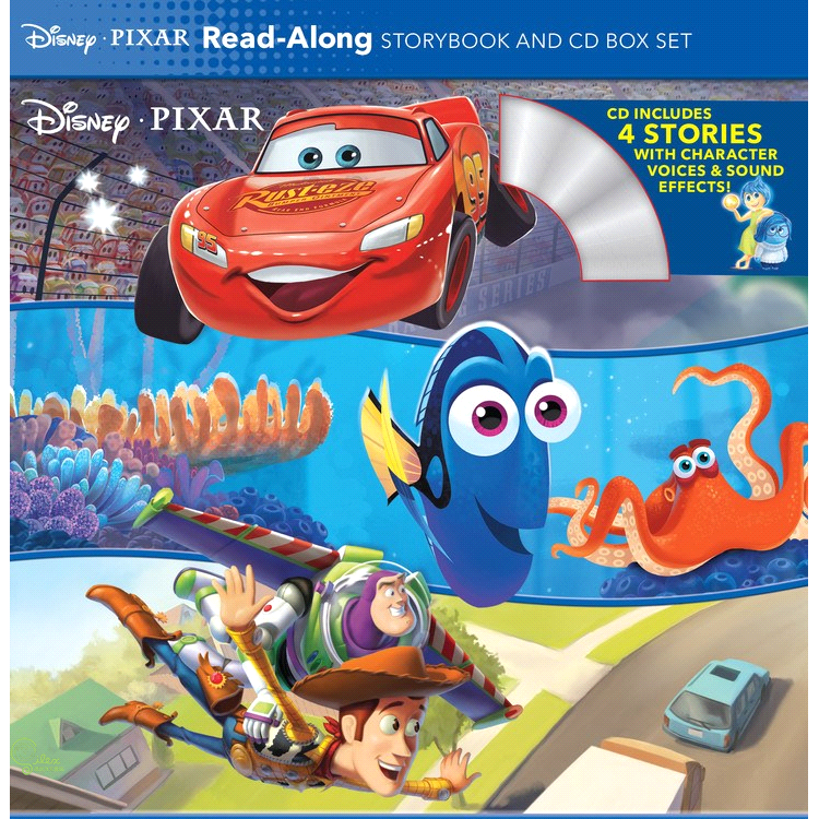 Disney．Pixar Read-Along Storybook Box Set (+CD/4冊合售)