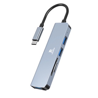 PowerRider HB-P7 五合一傳輸集線器 Type C macbook USB轉接頭 HDMI 網路延展器