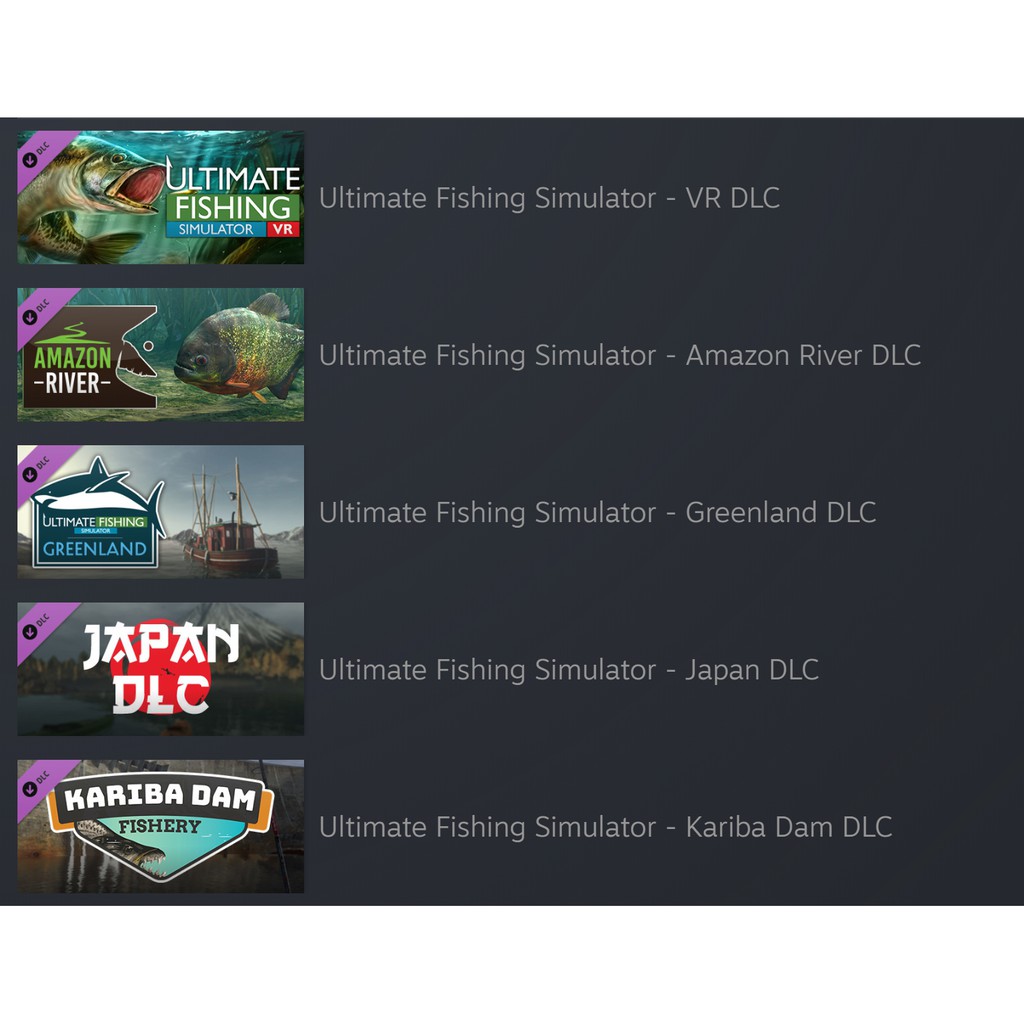 Wc電玩 Pc 終極釣魚模擬器全dlc 中文版ultimate Fishing Simulator Steam離線 蝦皮購物
