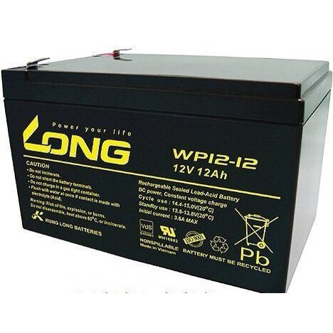 LONG廣隆鉛酸密閉式電池- WP 12-12 12V,12AH