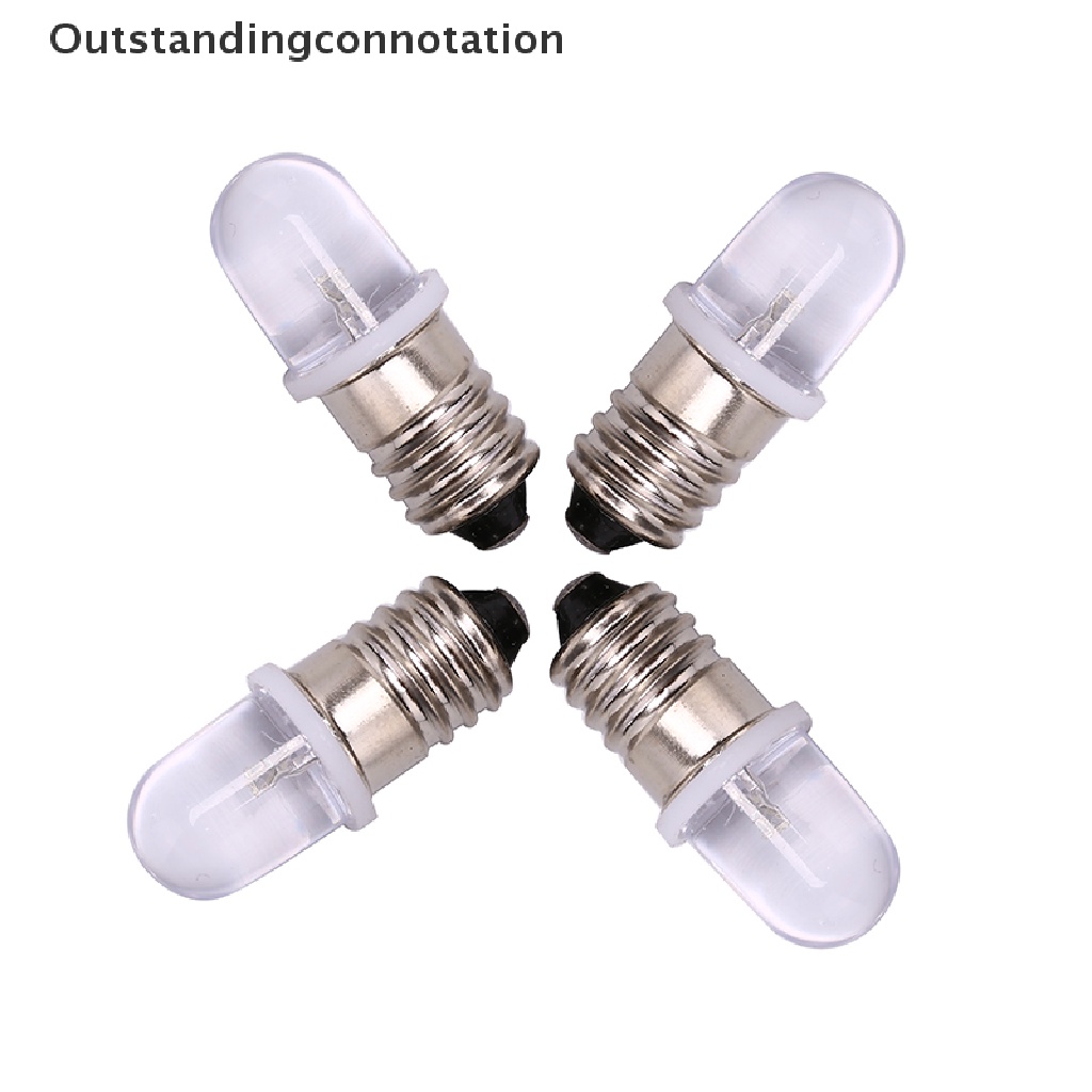 【卓越內涵】5pcs E10 Led Bulb DC 3V 4.5V 儀表燈泡指示燈燈泡手電筒燈泡熱門商品